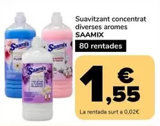 Saamix - Suavizant Concentrat Diverses Aromes