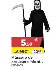 Máscara De Esqueleto Infantil
