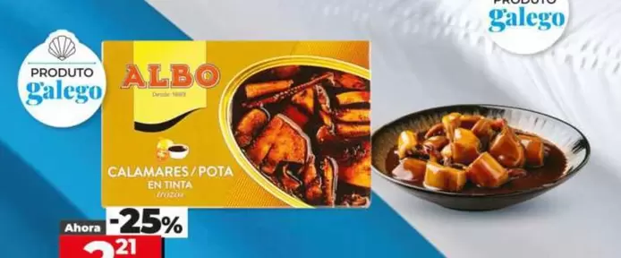 Albo - Trozos De Calamar En Su Tinta
