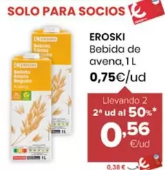 Eroski - Bebida De Avena