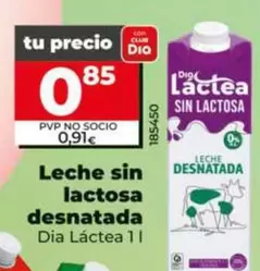 Dia Lactea - Leche Sin Lactosa Desnatada