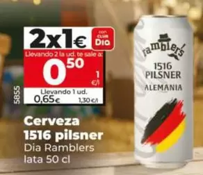 Dia Ramblers - Cerveza 1516 Pilsner
