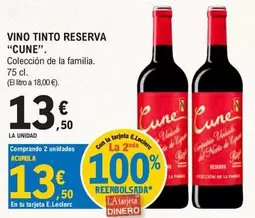 Cune - Vino Tinto Reserva