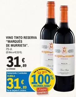 Marqués De Murrieta - Vino Tinto Reserva