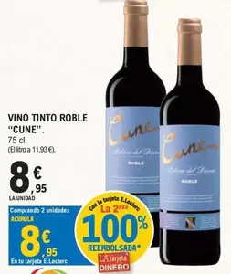 Cune - Vino Tinto Roble