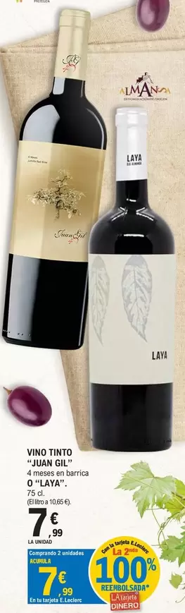 Juan Gil - Vino Tinto