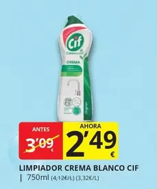 cif - Limpiador Crema Blanco