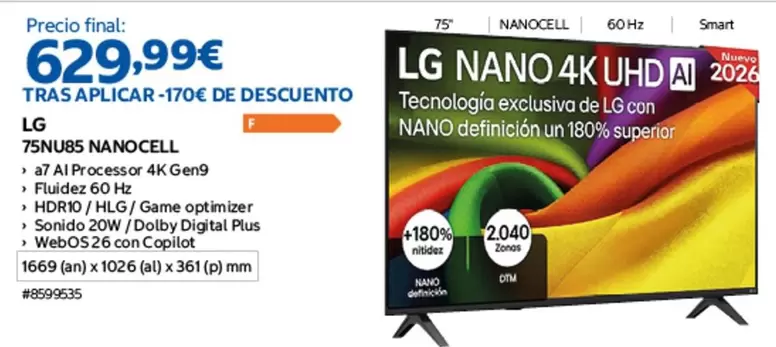 LG - Nanocell 75Nubs Nanocell