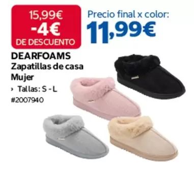 Zapatillas De Casa Mujer
