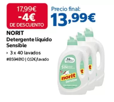 Norit - Detergente Líquido Sensible
