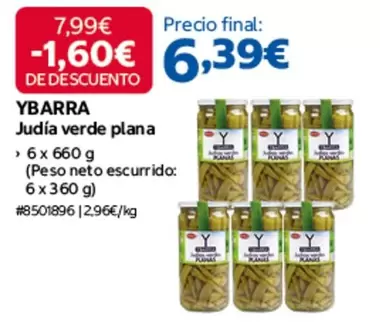 Ybarra - Judia Verde Plana