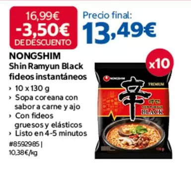 Premium - Shin Ramyun Black Fideos Instantaneos