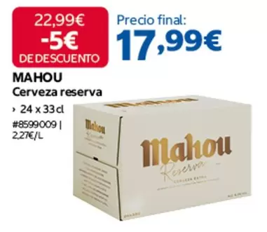Mahou - Cerveza Reserva