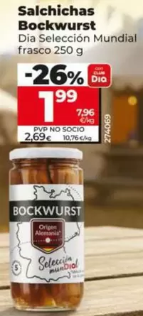 Dia Seleccion Mundial - Salchichas Bockwurst 