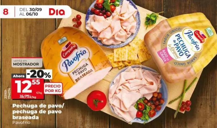 Pavofrío - Pechuga De Pavo/Pechuga De Pavo Braseada