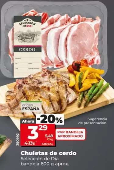 Seleccion De Dia - Chuletas De Cerdo 
