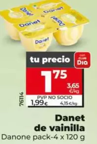 Danone - Danet De Vainilla 