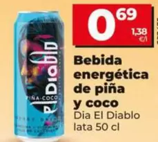 Dia El Diablo - Bebida Energetica De Pina Y Coco