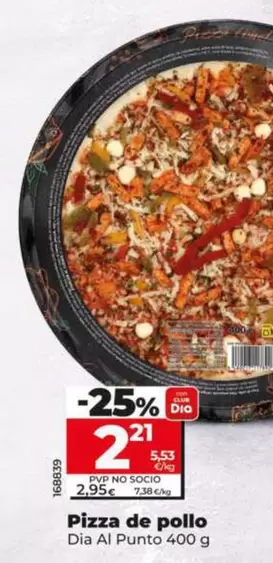 Dia Al Punto - Pizza De Pollo