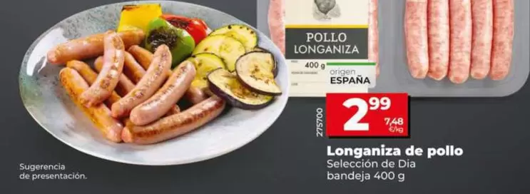 Seleccion De Dia - Longaniza De Pollo