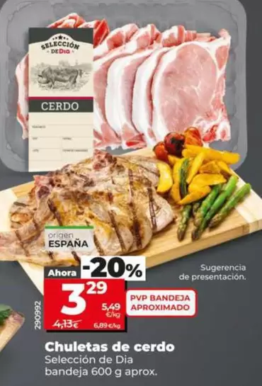 Seleccion De Dia - Chuletas De Cerdo