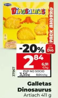Artiach - Galletas Dinosaurus