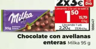 Milka - Chocolate Con Avellanas Enteras