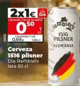 Dia Ramblers - Cerveza 1516 Pilsner