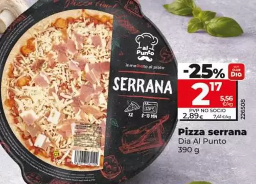 Dia Al Punto - Pizza Serrana