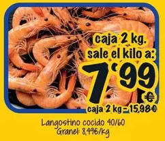 Langostino Cocido