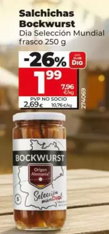 Dia Seleccion Mundial - Salchichas Bockwurst