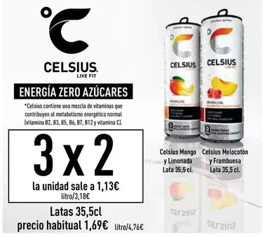 mango - Celsius Mango Y Limonada