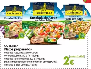 Carretilla - Platos Preparados