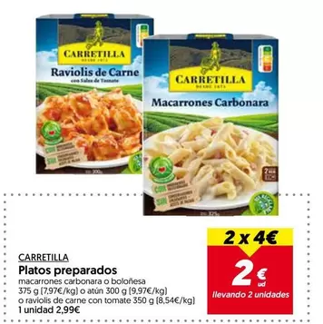 Carretilla - Platos Preparados