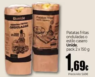 Unide - Patatas Fritas Onduladas O Estilo Casero