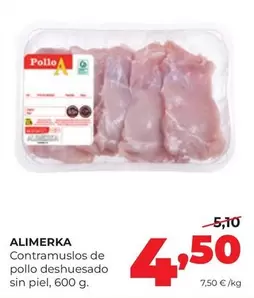 Alimerka - Contramuslos De Pollo Deshuesado Sin Piel
