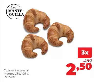 Croissant Artesano Mantequilla