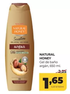 Natural Honey - Gel De Bano Argan