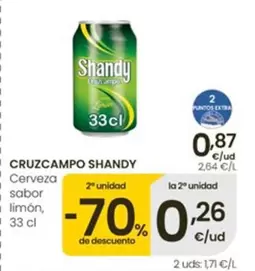 Cruzcampo - Shandy Cerveza Sabor Limon