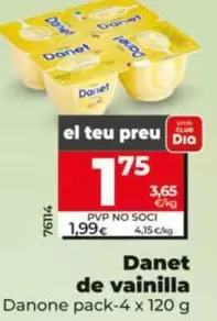 Danone - Danet De Vainilla 