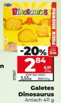 Artiach - Galletas Dinosaurus