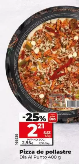 Dia Al Punto - Pizza De Pollo