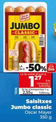 Oscar Mayer - Salchichas Jumbo Classic 