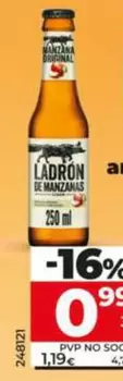 Ladrón De Manzanas - Cider De Manzana 