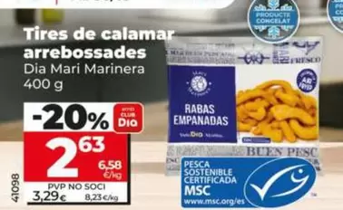 Dia Mari Marinera - Rabas Empanadas 