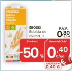 Eroski - Bebida De Avena