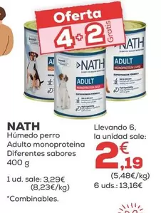 Nath - Humedo Perro Adulto Monoproteina