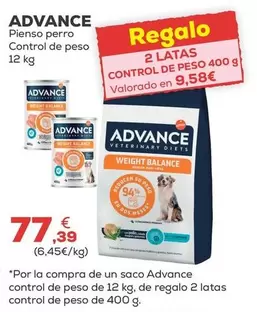 Advance - Pienso Perro Control De Peso
