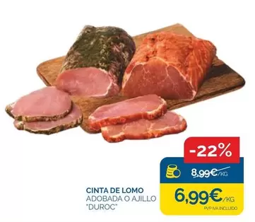 duroc - Cinta De Lomo Adobada O Ajillo 'Duroc