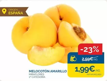 origen - Melocoton Amarillo